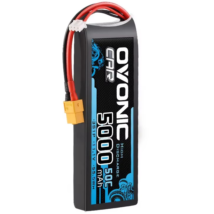 Baterai lipo Ovonic 50C 5000mAh 3S1P 11.1V with XT60 Plug LiPo Battery for RC CAR