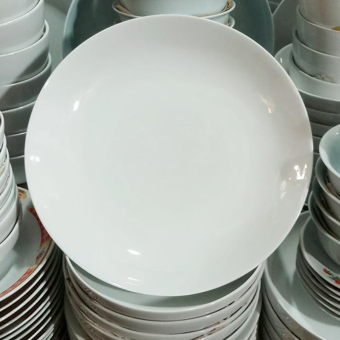 Piring saji/ piring saji jumbo/ piring buah/ piring saji keramik