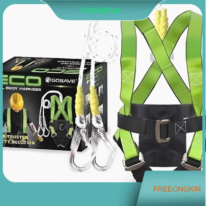 GOSAVE Full Body Harness Double Hook