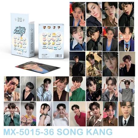 Photocard SongKang 1 Pack Isi 50 Pcs Hologram Lomocard Kdrama Idol Song Kang Koleksi Photos Kpopers