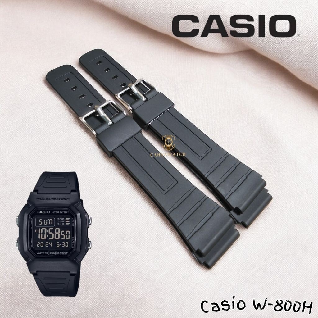 Tali Jam Tangan Casio W-800H Strap Jam Casio W800H Rubber