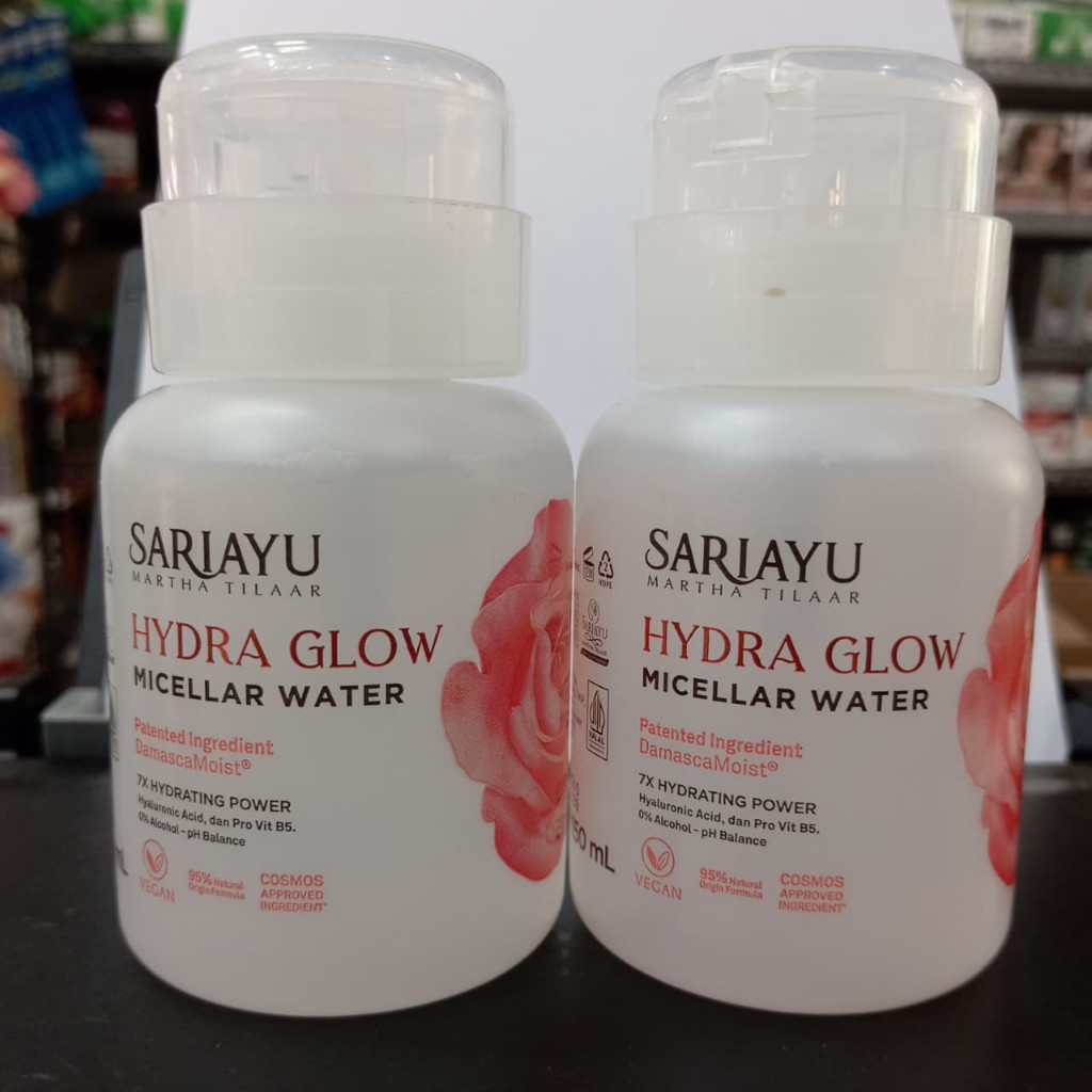 Sariayu Hydra Glow Micellar Water 150Ml | Terbaru | Semua jenis kulit