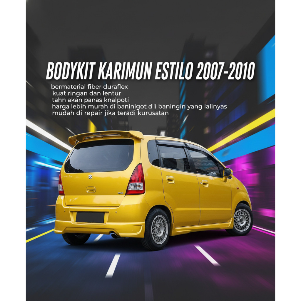 cicilan 0% bodykit karimun estilo 2007 -2010  bodikit karimun estilo body kit karimun estilo