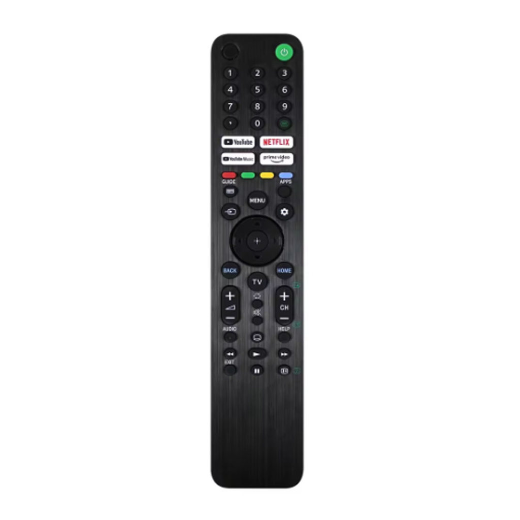 (NO VOICE)New RMF-TX520P Replacement Remote Control for Sony Bravia LCD TV KD-43X80J KD-50X80J KD-55