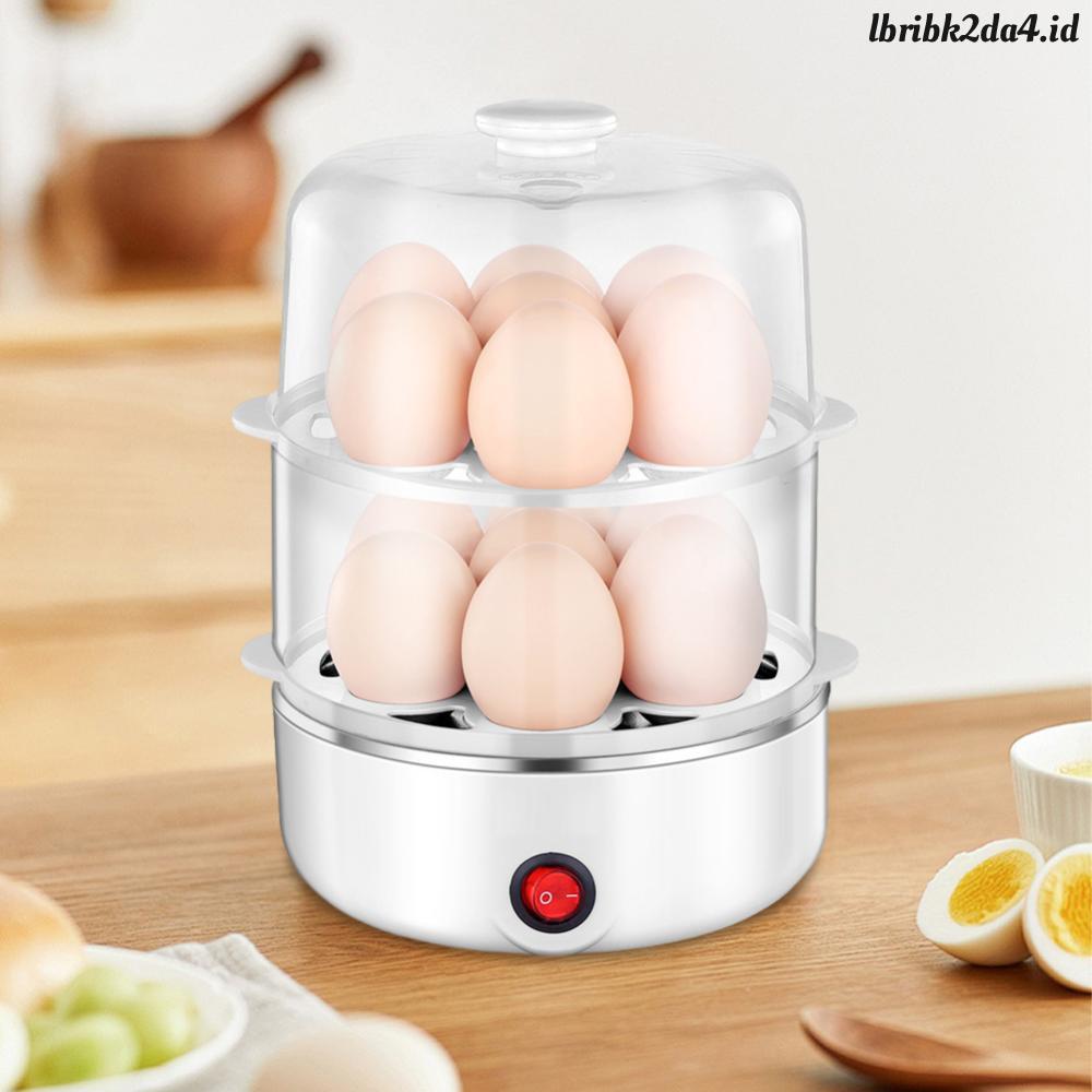 Pemasak Telur Elektrik dengan Pengukus Makanan Mati Otomatis untuk Telur Rebus