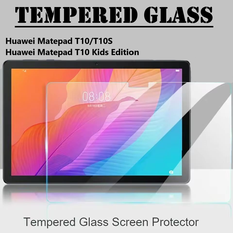 Huawei Matepad T10/T10S  / Huawei Matepad T10 Kids Edition Tempered Glass Clear Anti Gores Kaca Tabl