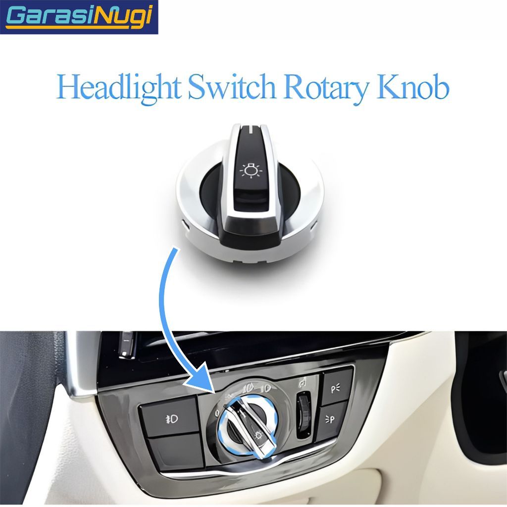 Headlight Switch For BMW G01 G30 G11 G02 Rotary Knob Tombol Putar Saklar Lampu Depan 520 530 730 740