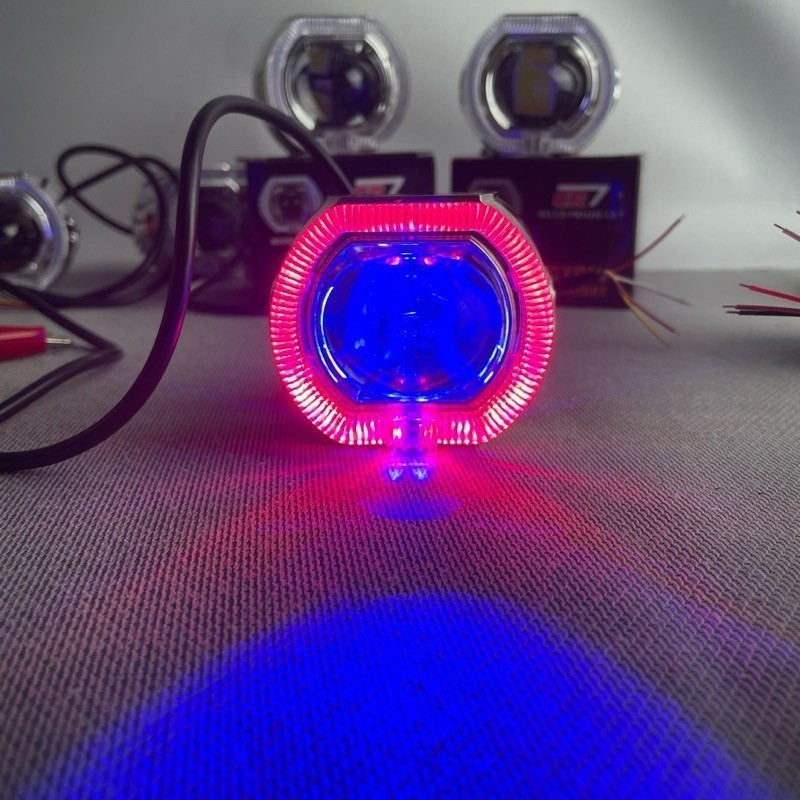 BESTPROMO IBRIGHT - Lampu Projie Biled Mini Laser D2 D3 2.5 Inch 30W High Low Cut Off Universal
