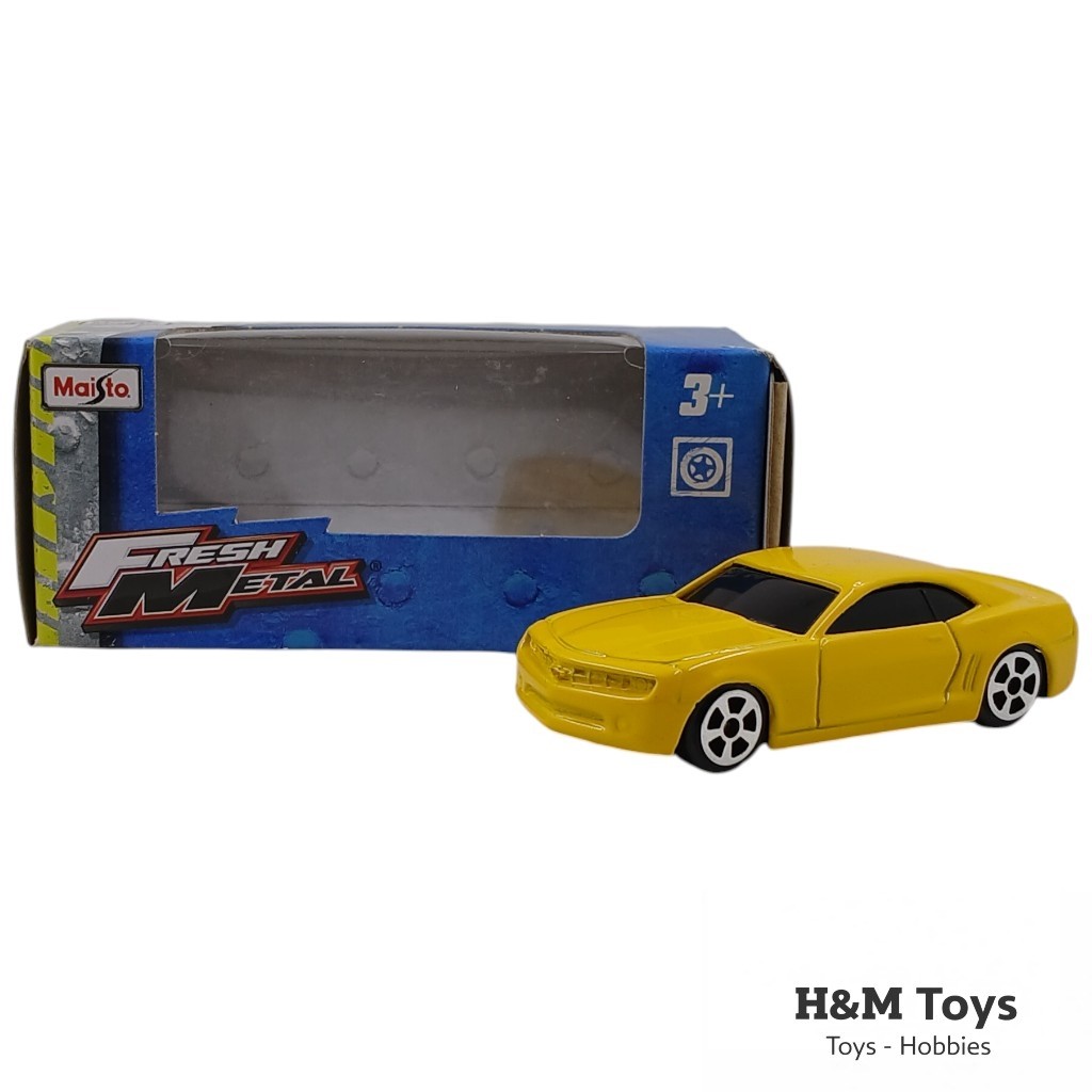 Maisto Fresh Metal Window Box - 2006 Chevrolet Camaro Concept Yellow