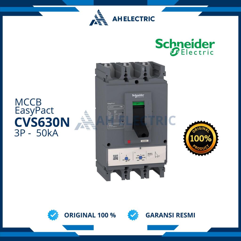 Schneider MCCB NFB Breaker CVS630N 3P 50kA | 500A 630A | Original