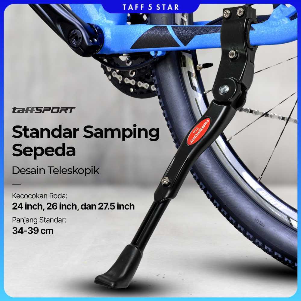 TaffSPORT Standar Sepeda Samping Adjustable Bike Kickstand 34-39cm - Z50