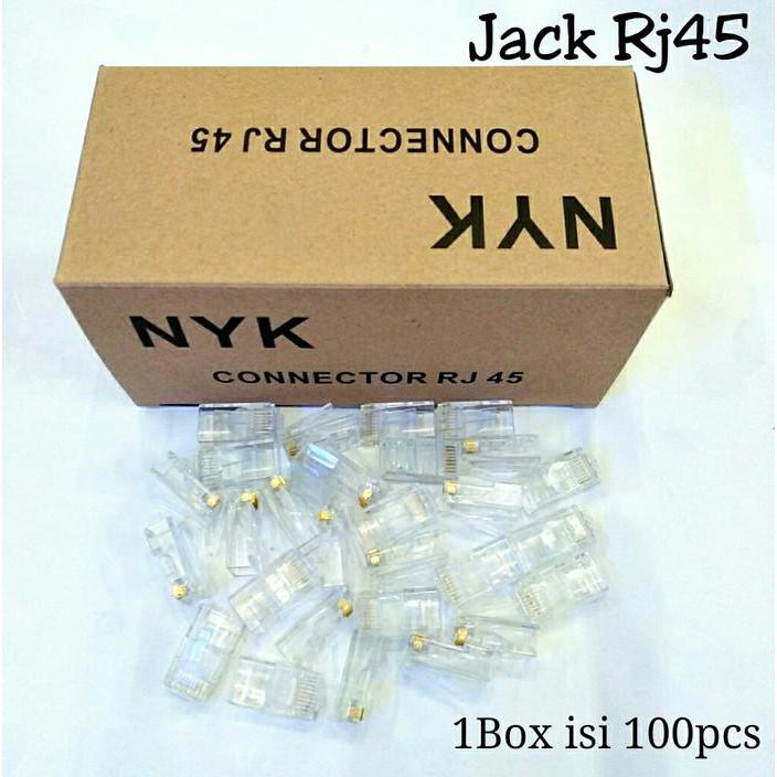 Konektor Rj45 Isi 100pcs