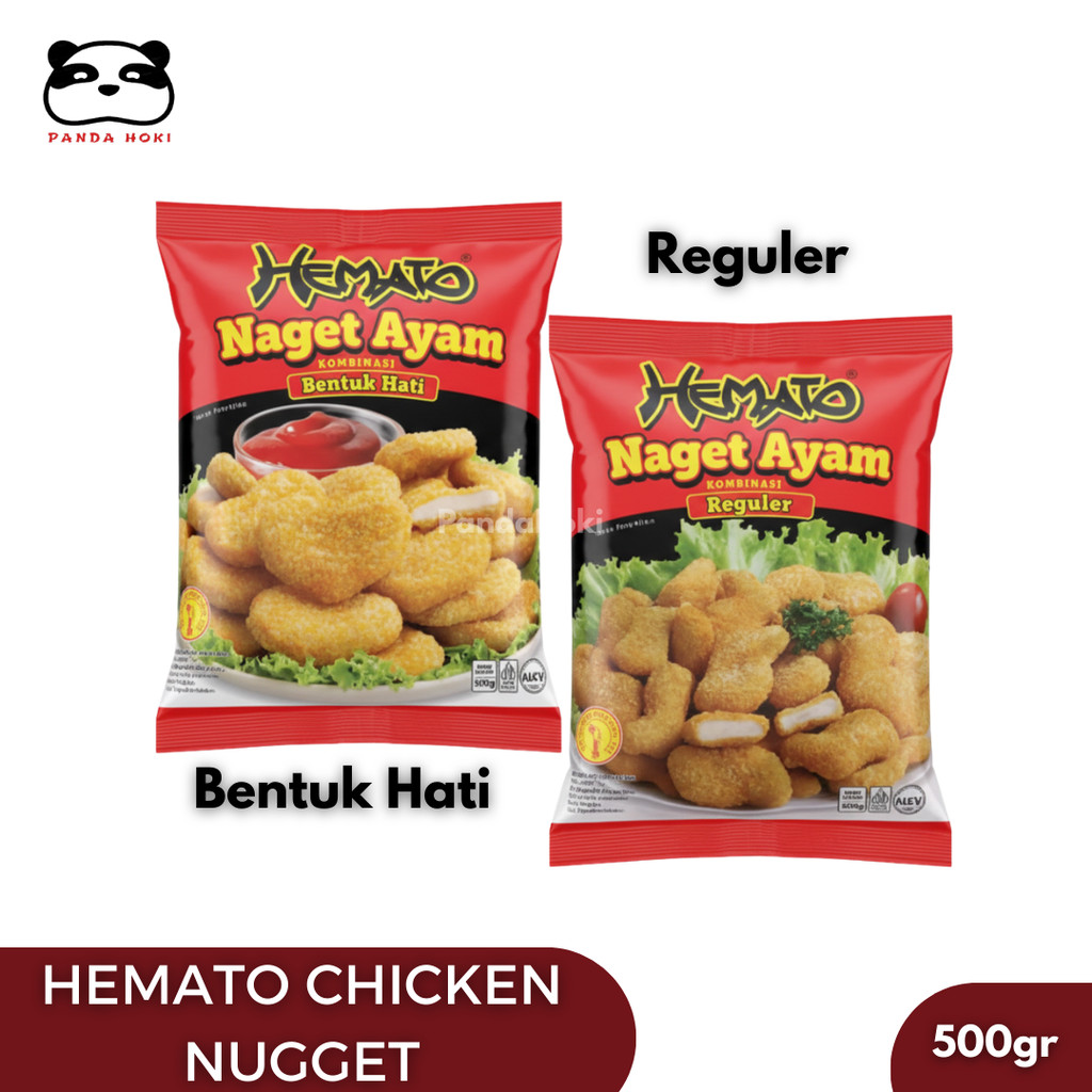 Hemato Chicken Nugget / Nugget Ayam / Naget Ayam Bentuk Hati / Love dan Kombinasi Hemato 500gr
