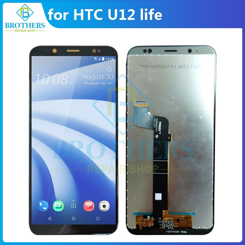 LCD Screen for HTC U12 Life LCD splay for HTC U12Life Tou Screen Assembly Without Frame Tou gitizer 