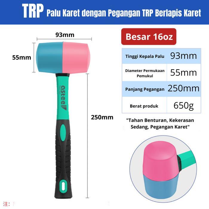 (TOOLCAVE) PROMO MURAH PALU KARET KERAMIK - PALU KARET PASANG KERAMIK -PALU KARET - UKURAN BESAR