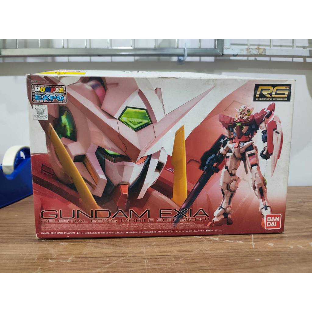 Bandai RG 1/144 Gundam Exia Trans-am Clear Ver. [Gunpla EXPO Limited]