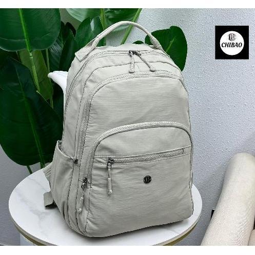 Tas Ransel Jumbo Chibao CB 11896-SF + Free Dustbag Trendy Terbaru - Putih Susu, CB 11896-SF
