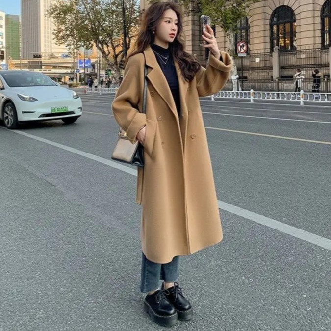 JAKET LONG BLAZER COAT IMPORT PREMIUM  COAT POCKET KATUN IMPORT BY OURPLACE