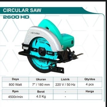 circular Saw 7" NRT-PRO 2600HD