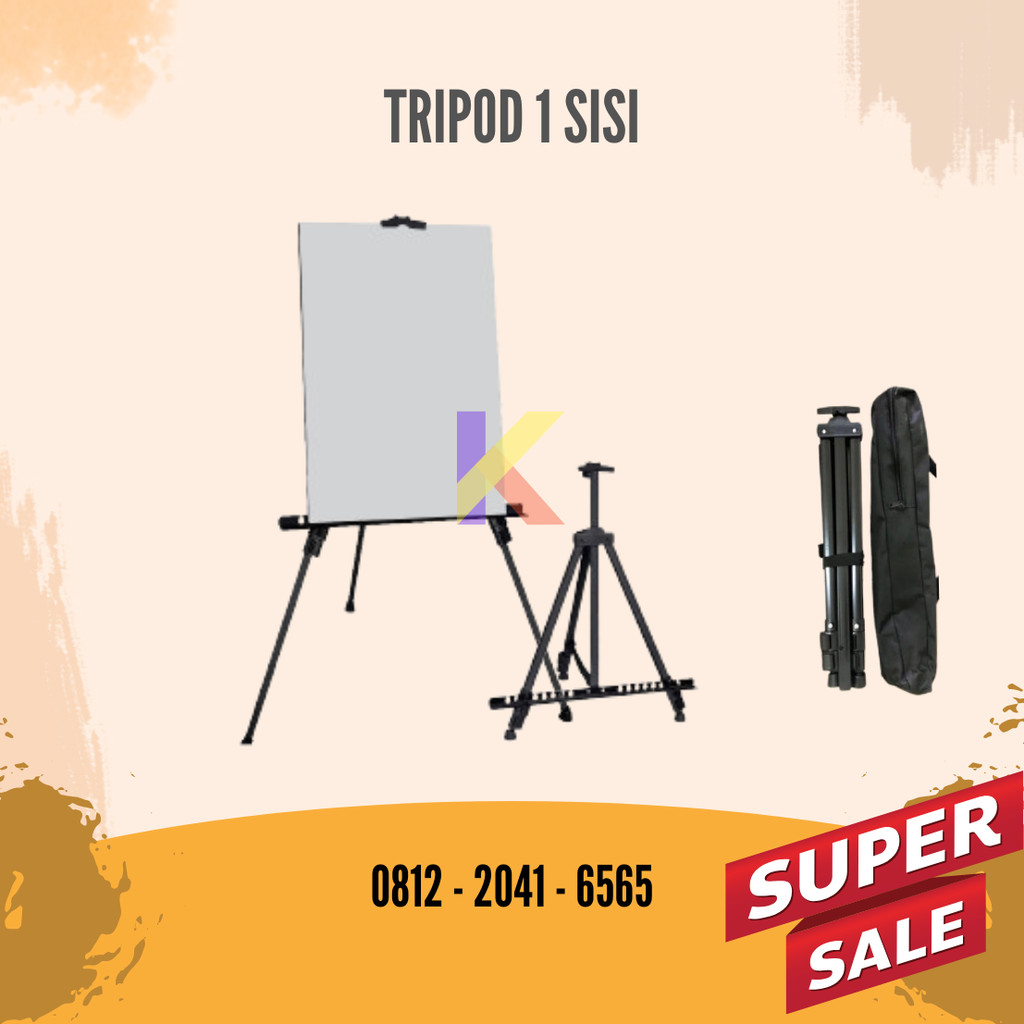 Tripod Display Banner | Tripod 1 Sisi | Standing Banner | Frame Standing