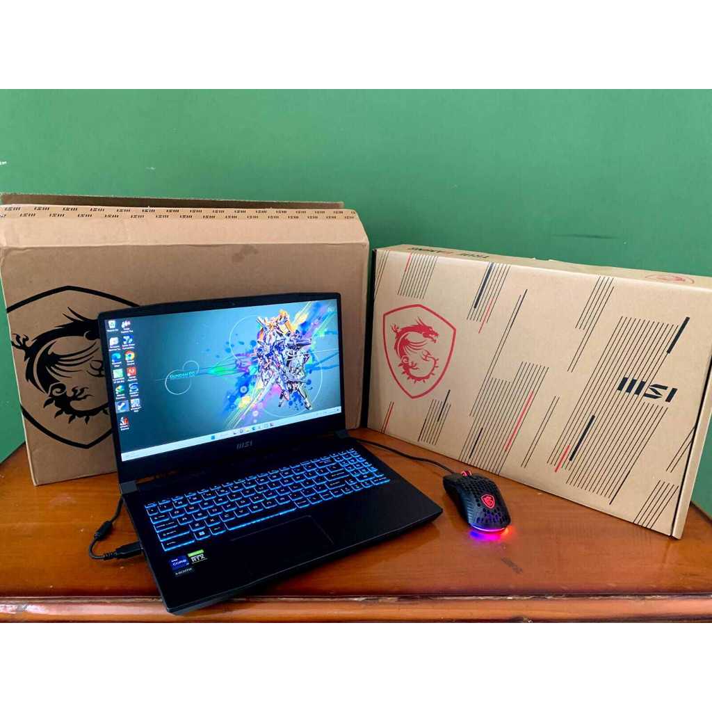 LAPTOP GAMING MSI KATANA GF66 like new