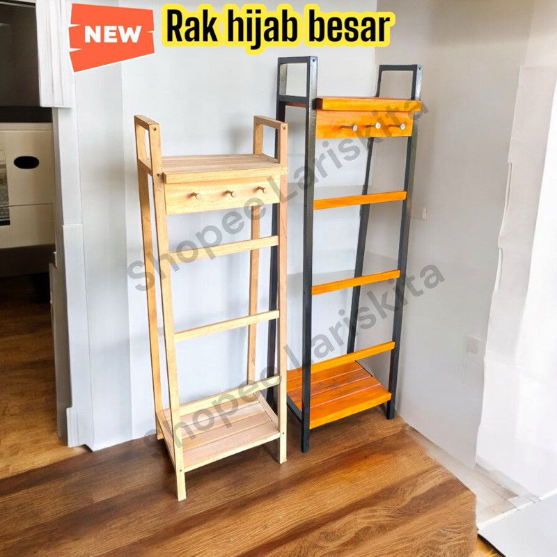 JUMBO Rak Mukena Minimalis Tempat Mukena dan Sajadah  - rak peralatan sholat rak baju
