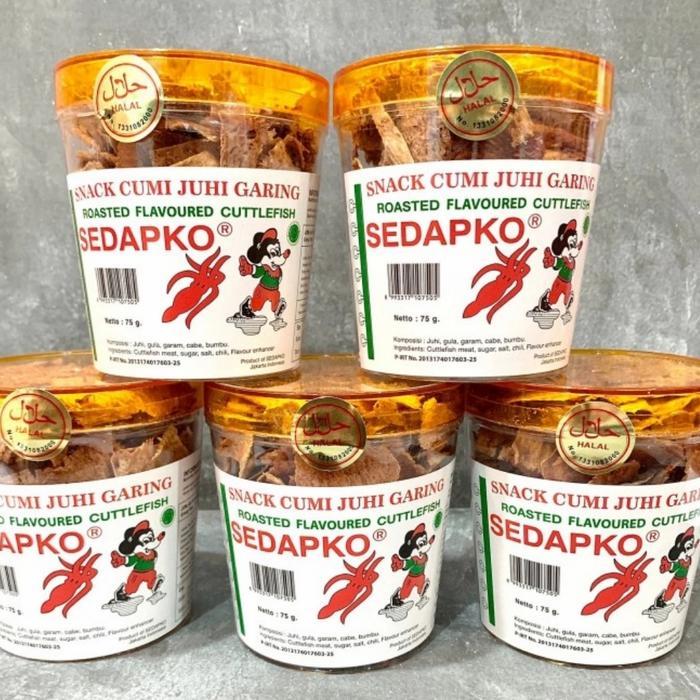 Promo Sedapko Snack Cumi Juhi Garing Sedapko 75gram