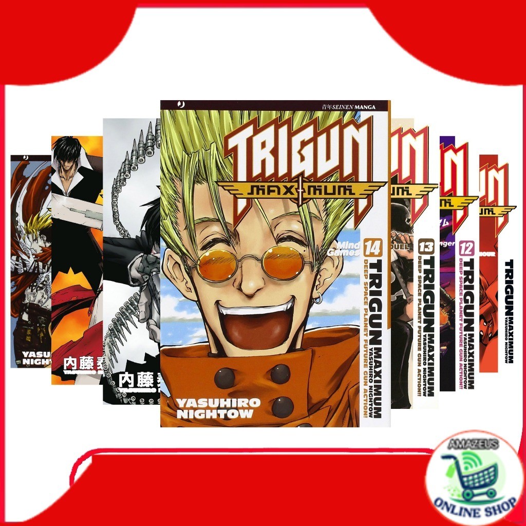 Komik Trigun Maximum (14 book series English)