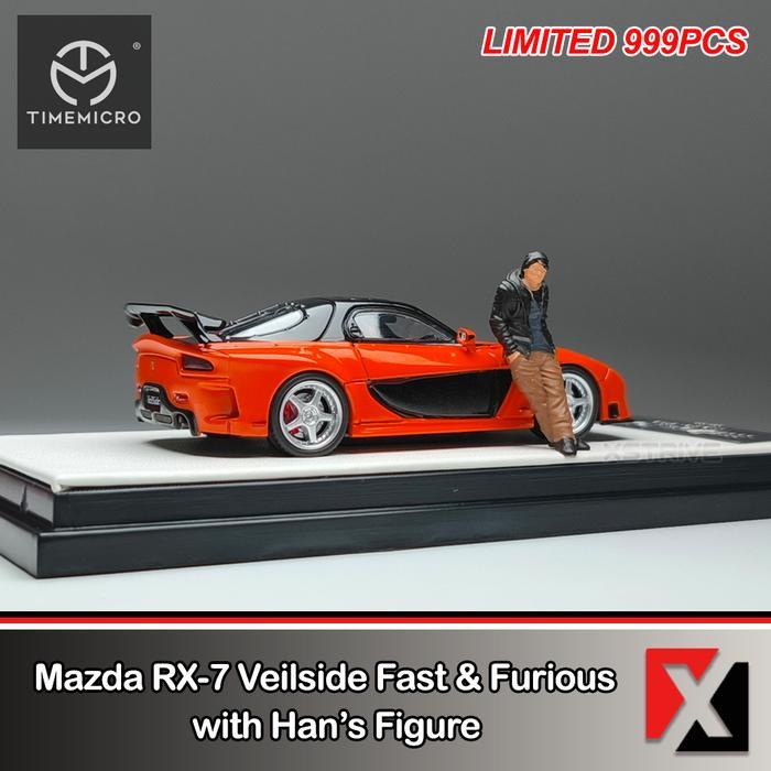 TIME MICRO 1:64 Mazda RX-7 Veilside & Han Mazda RX7 Fast and Furious