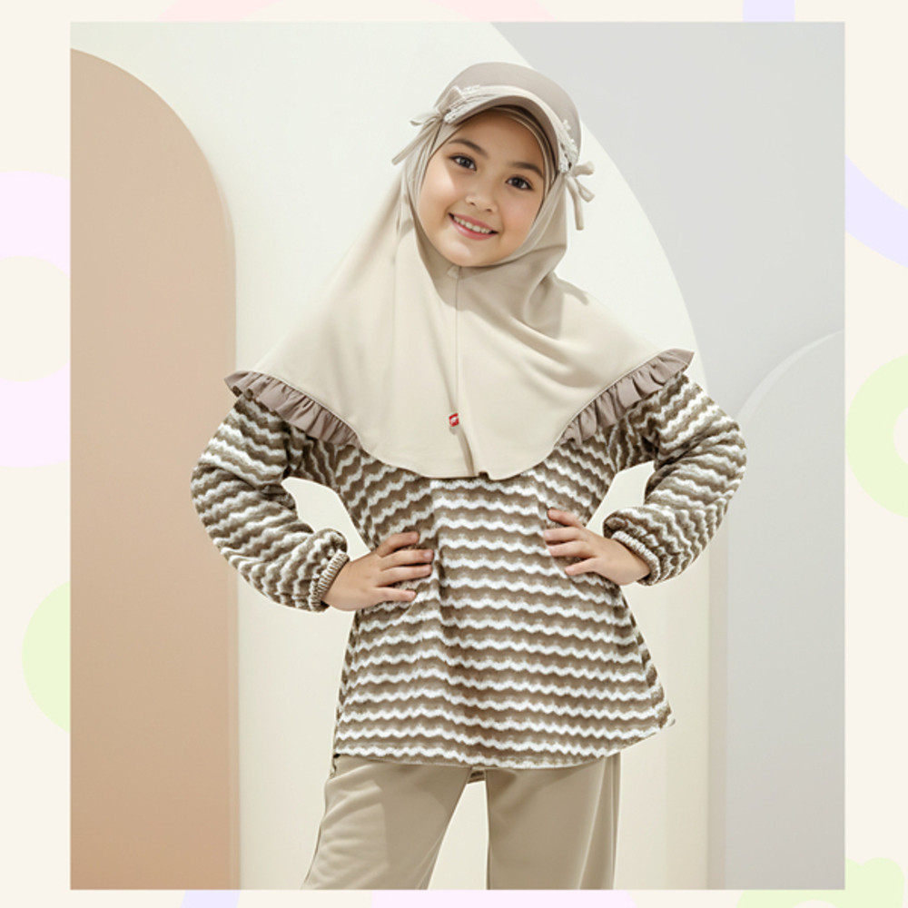 Rabbani - Krukid Jennie Kerudung Anak Bertopi