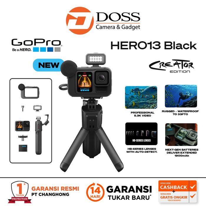 Doss Bali-GoPro Hero 13 Black Creator Edition Action Camera Go Pro Hero13-DOSS