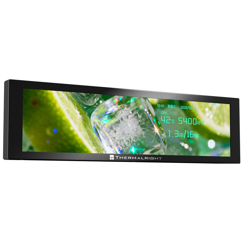 Thermalright TROFEO VISION 9.16 LCD BLACK IPS Full-Color LCD Screen, Pc Accessories, 9.16 Inches/DIY