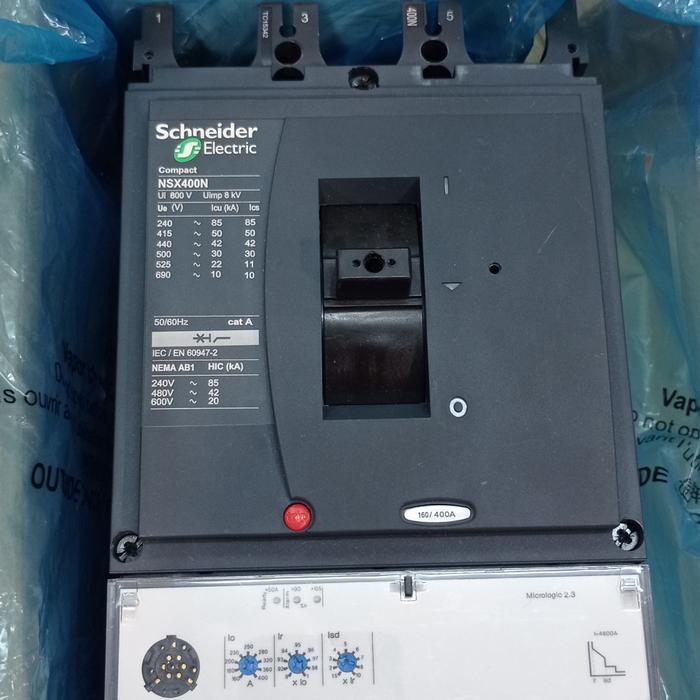 mccb 400a 3p NSX400N nsx400 nsx 400 50ka schneider