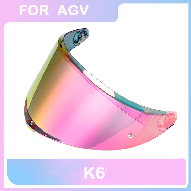 Helmet Visor For AGV Motorcycle Helmets Night Vision Visor Lens Case For AGV K6 Helmet Lens Windshie