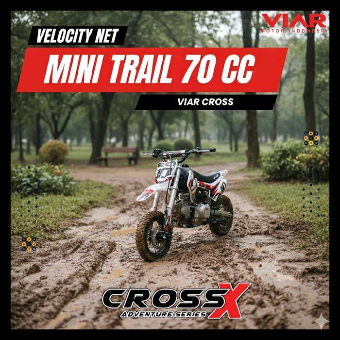 Motor Mini Trail Viar 70cc – Cross X 70 Mini Trail Otomatis