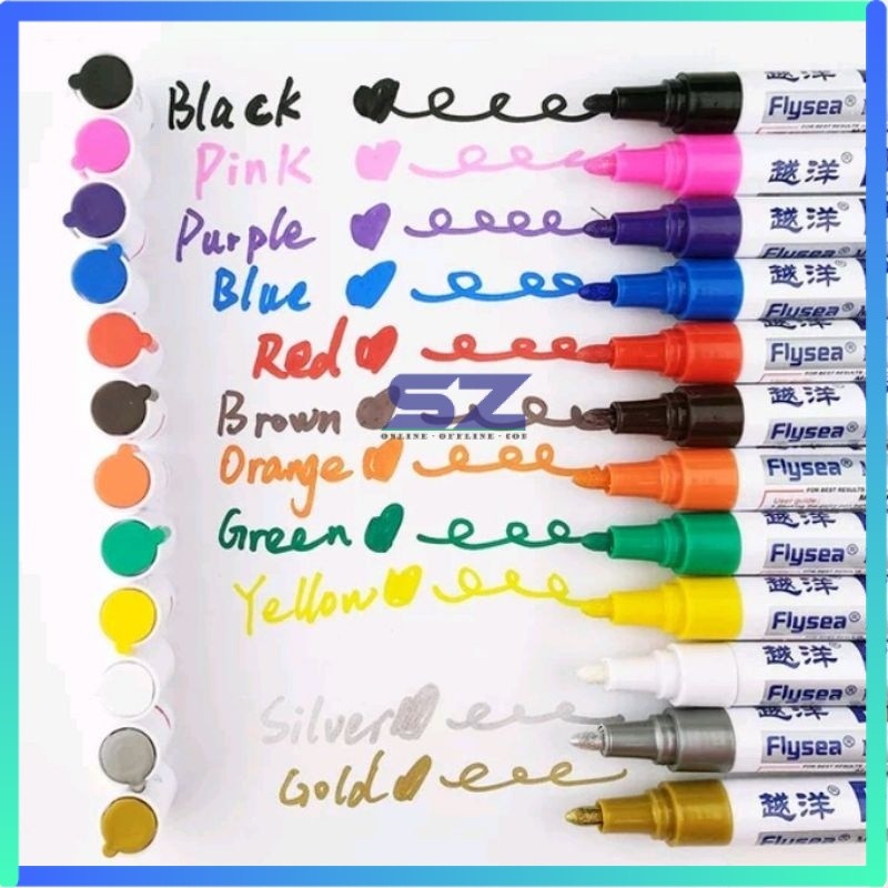 SPIDOL TOYO FLYSEA Spidol Ban Mobil Motor CAT PULPEN [sz]