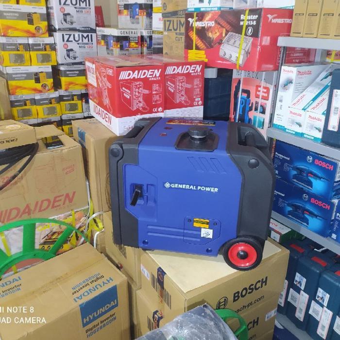 Genset Silent 4300 watt GENERAL POWER EF5000SS 4TAK Inverter / Power Generator Portable Bensin 4300 