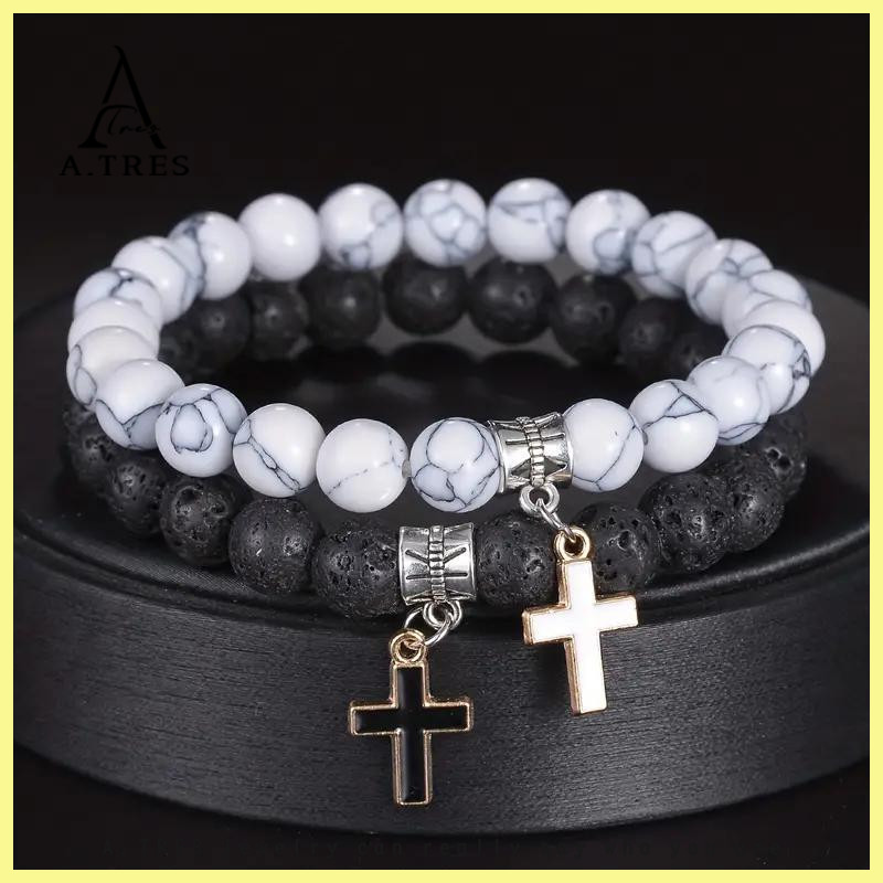 Gelang Persahabatan 2 Orang Gelang Couple Gelang Manik Gelang Titanium Wanita Gelang Tali Serut Aest