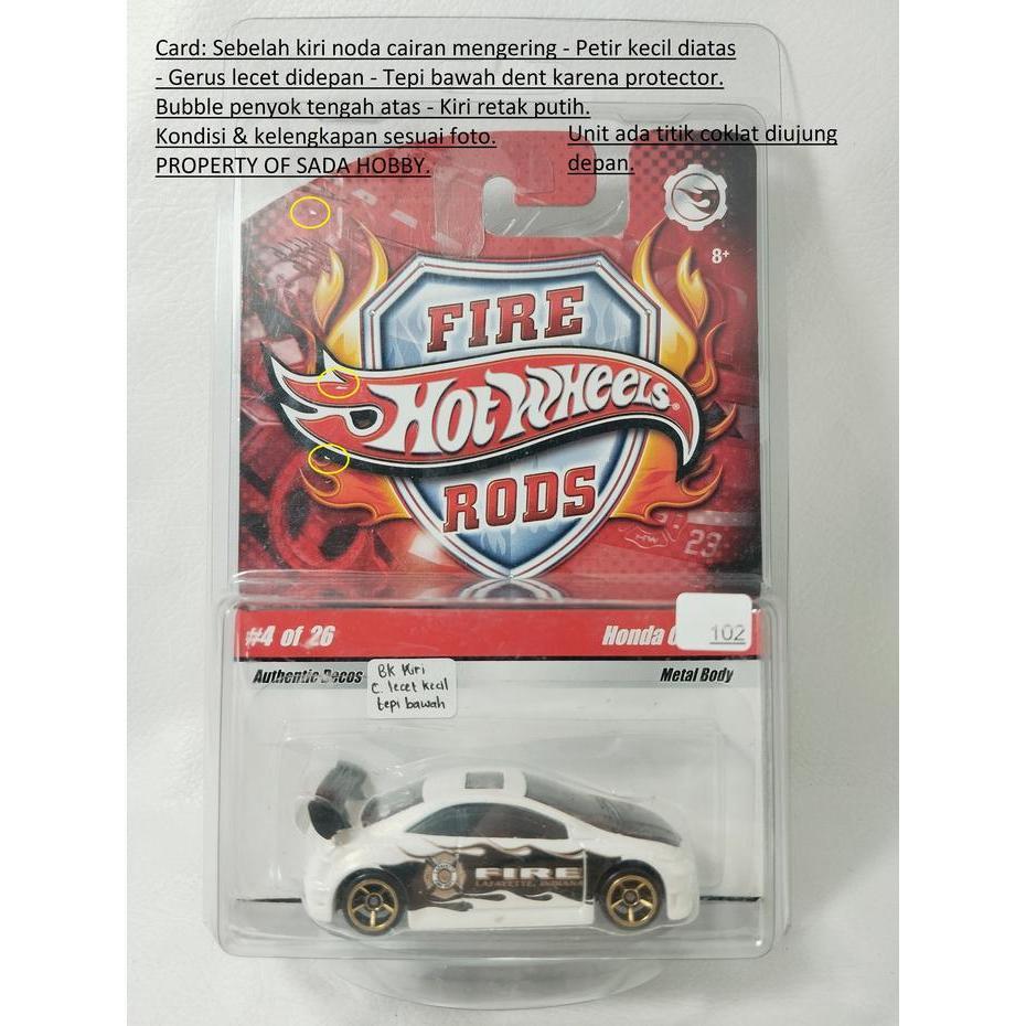 Fire Rods Honda Civic SI Hot wheels