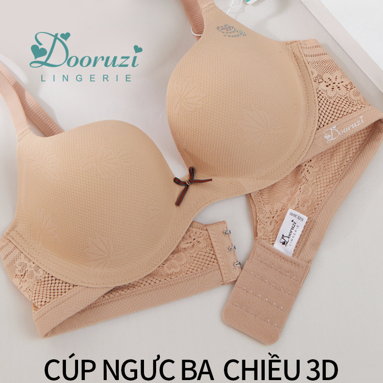 Awan Lembut Bra tanpa jahitan untuk payudara kecil, bra push-up setengah cup.