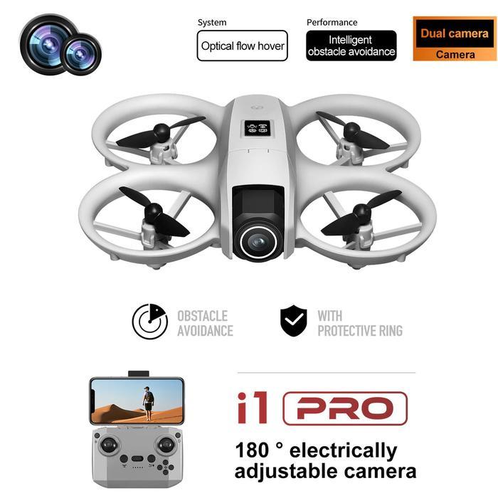 Drone GT3 / i1 PRO FPV Camera 180° HD Sensor Anti Nabrak Drone Toys Hobby Mainan - 1 BATERAI