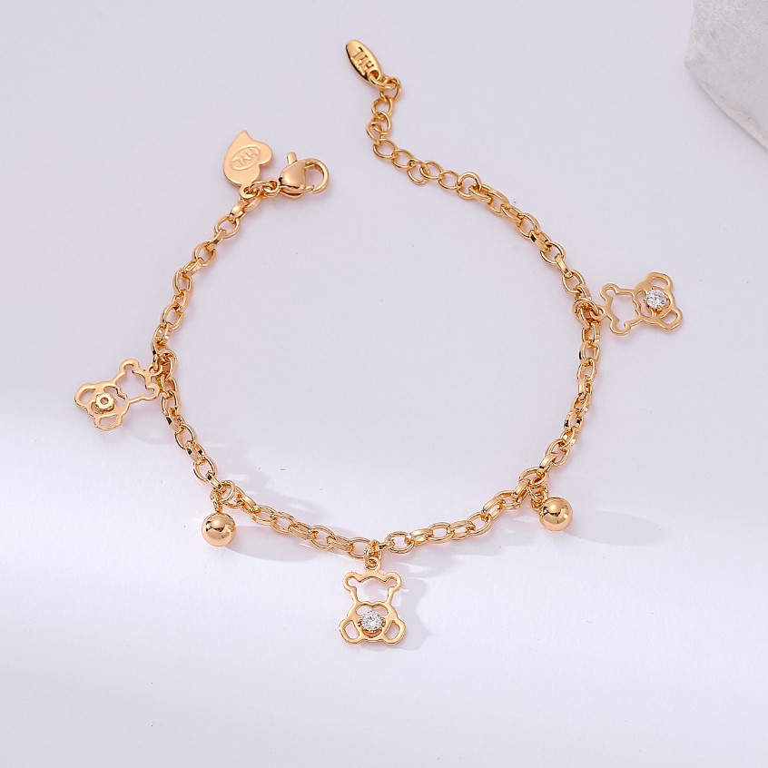 676B Gelang Anak Titanium Bangle Segar Bracelet Terbaru Perempuan Emas Bayi Muda Asli Laki Laki Lucu