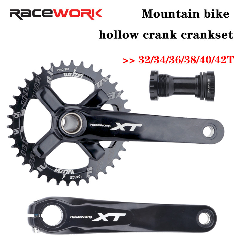RACEWORK XT Hollowtech Mtb Crank Arms Untuk Set Crank Sepeda Terintegrasi Candle Pe 2 Crowns Batang 