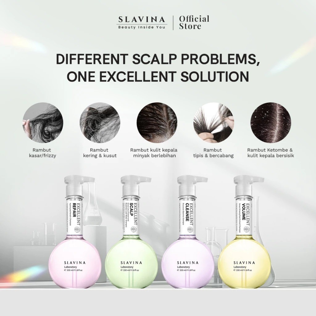 SisterBeauty - Slavina Excellent Treatment Shampoo 350ml by Nagita Slavina