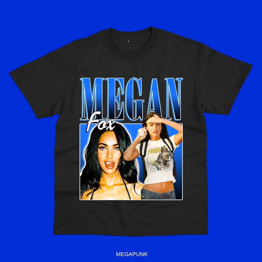 MEGAN FOX katun combed 30s - kaos pria - kaos wanita - kaos viral - aestethic - masterdtf