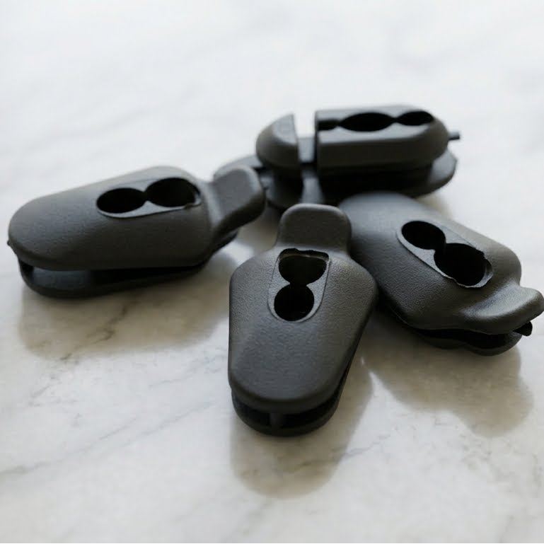 Inner Cable guide double Karet internal kabel frame 2 jalur lubang internal kabel brake shifter kare