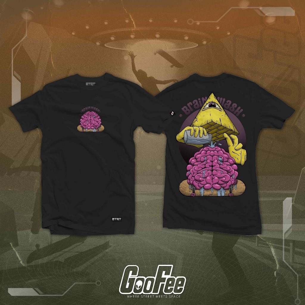 GooFee - ETQT WorldWide - Unisex - ETQT Brand Shirt - Brain Wash