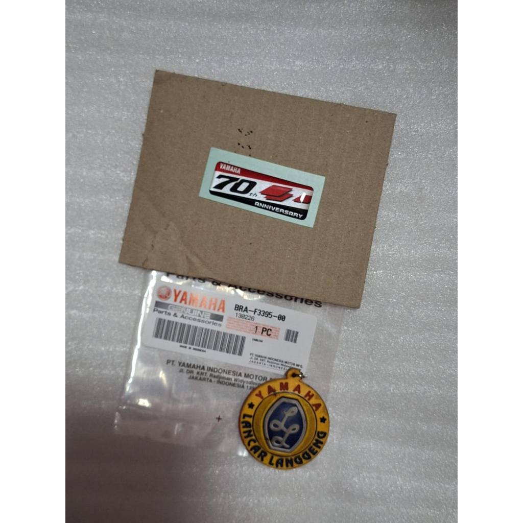EMBLEM YAMAHA ANNIVERSARY 70 TAHUN /70th MX KING / AEROX ALPHA TURBO ORIGINAL YGP BRA-F3395-00