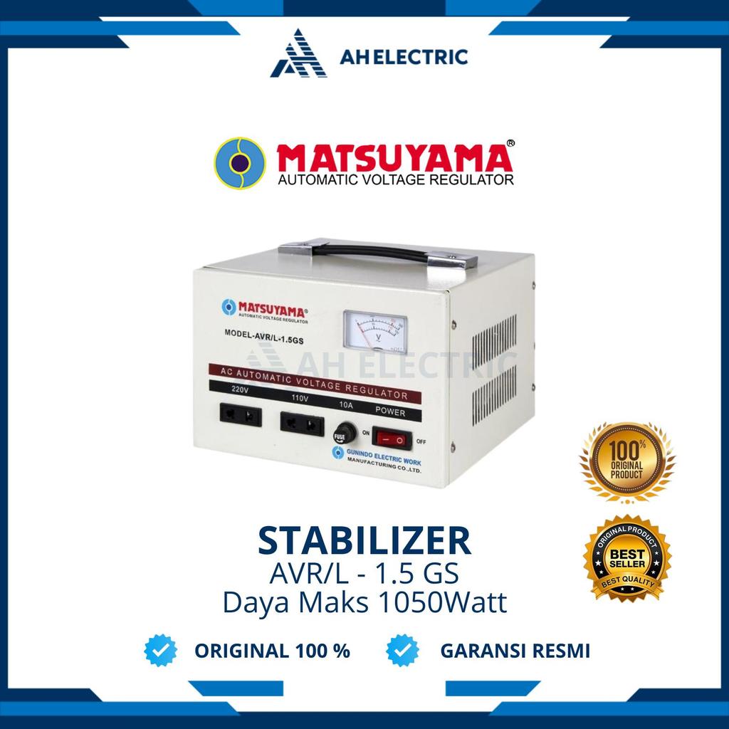 MATSUYAMA Stabilizer Listrik 1050 Watt  1.5 KVA 140-240V 1 Phase | Stavolt Voltage Regulator | AVR/L