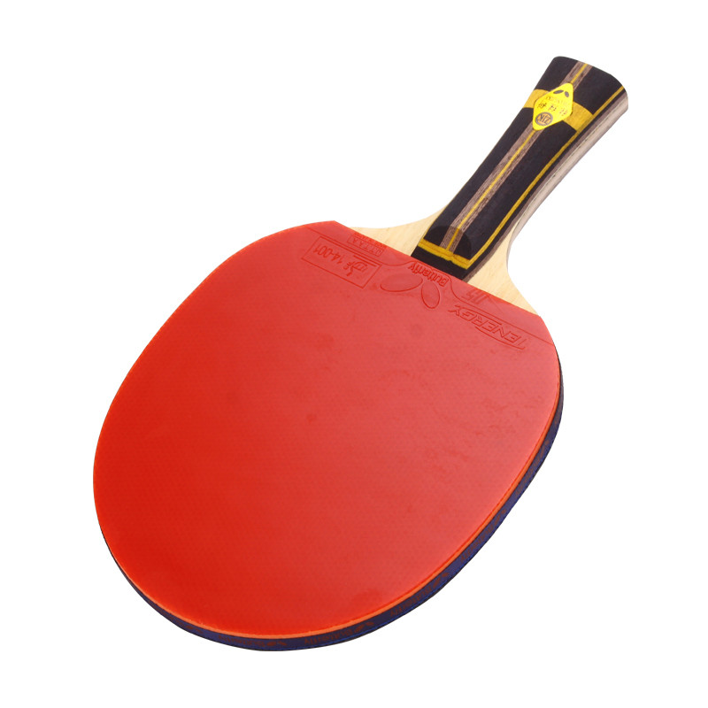 Super ZLC Table Tennis Racket with FL Handle, Ping Pong Bat, Assembled Pimples in Pingpong Rubber, P